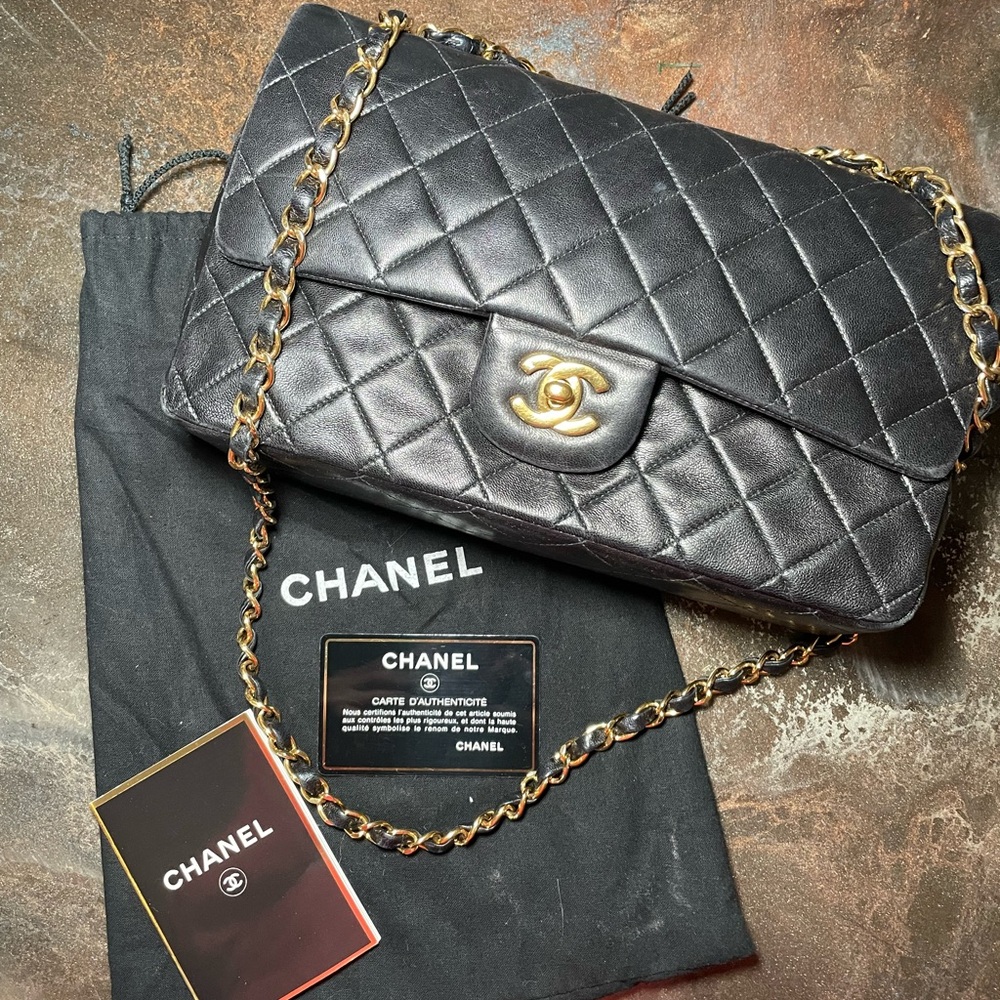 Authentic Chanel classic vintage handbag